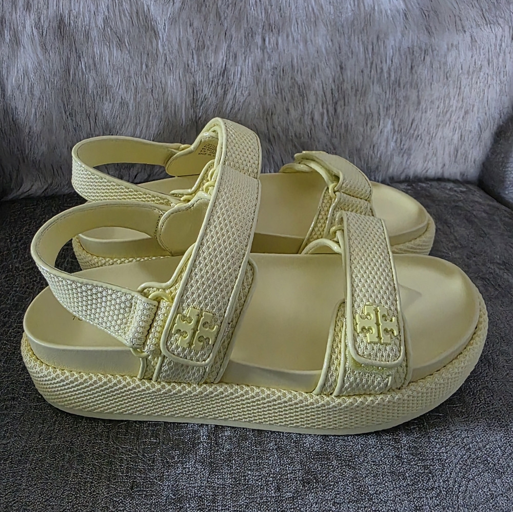 Tory Burch Kira Yellow Sandals